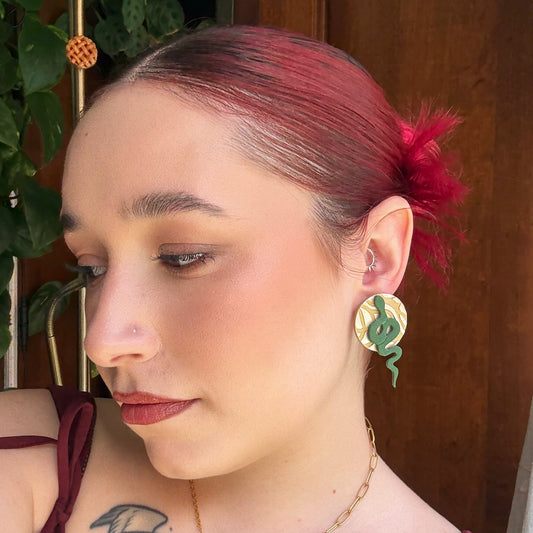 Pendientes Serpentina