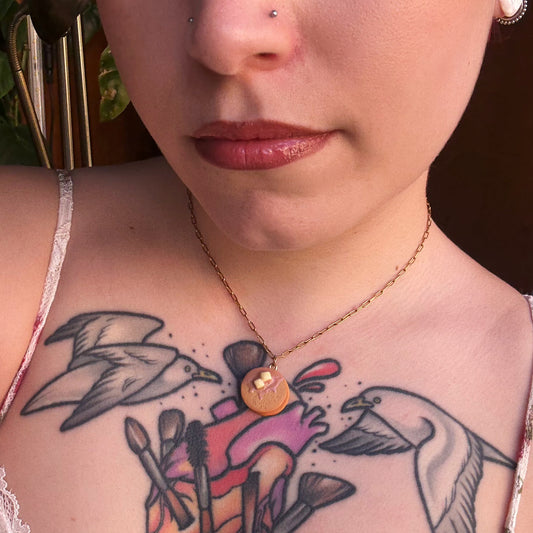 Collar charm tortitas con mantequilla