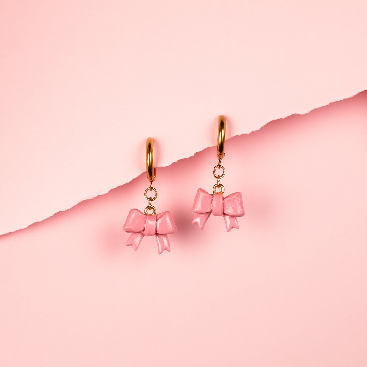 Pendientes lazo coquette