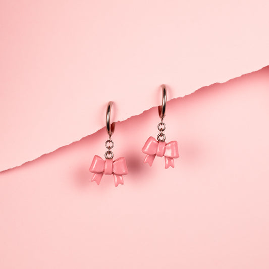 Pendientes lazo coquette