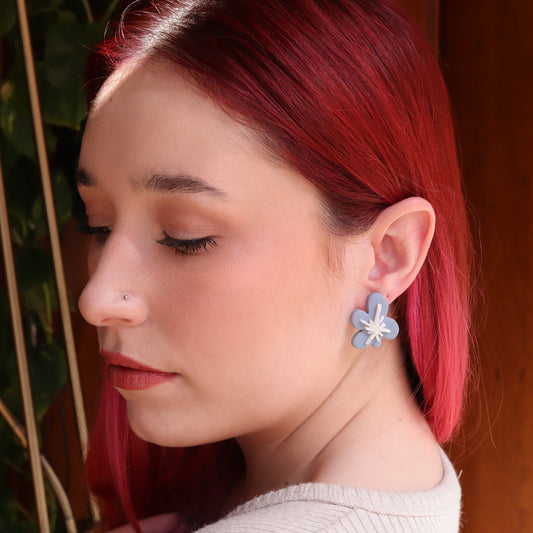 Pendientes Celeste