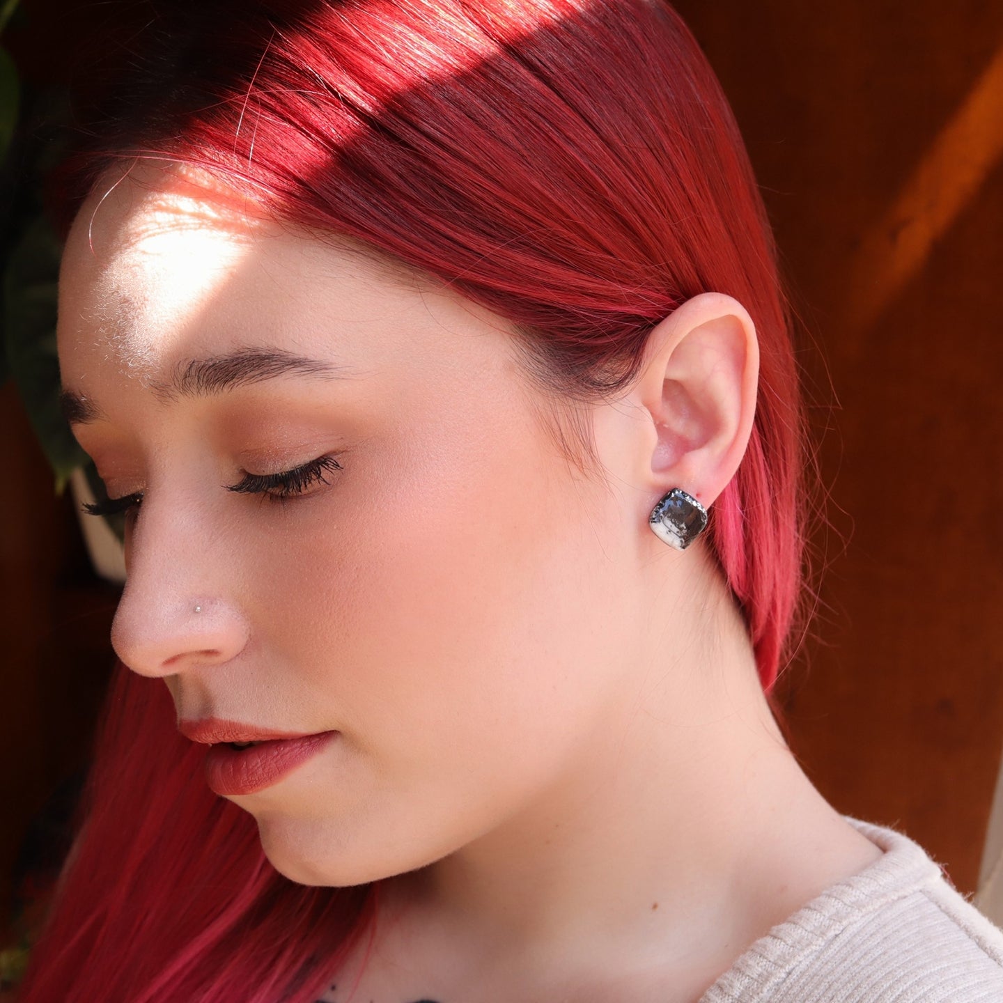 Pendientes Gema negro