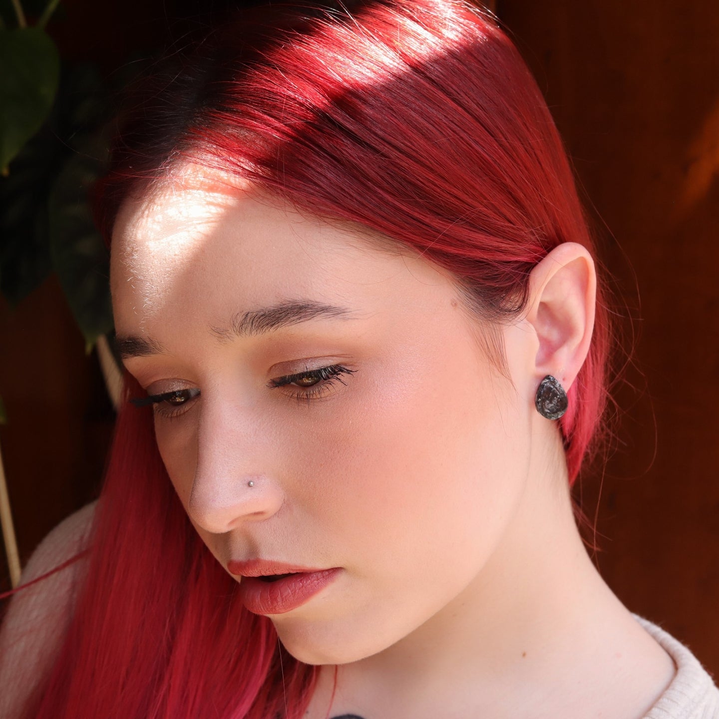 Pendientes Marbella negro