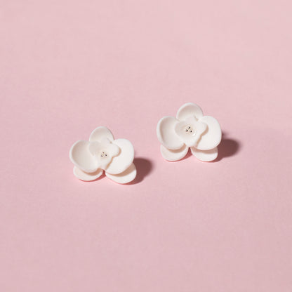 Pendientes Mayte blancos