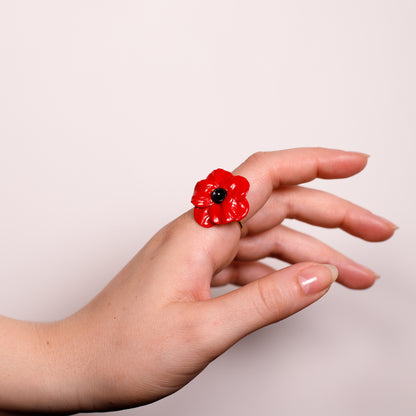Anillo Metamorfosis Amapola