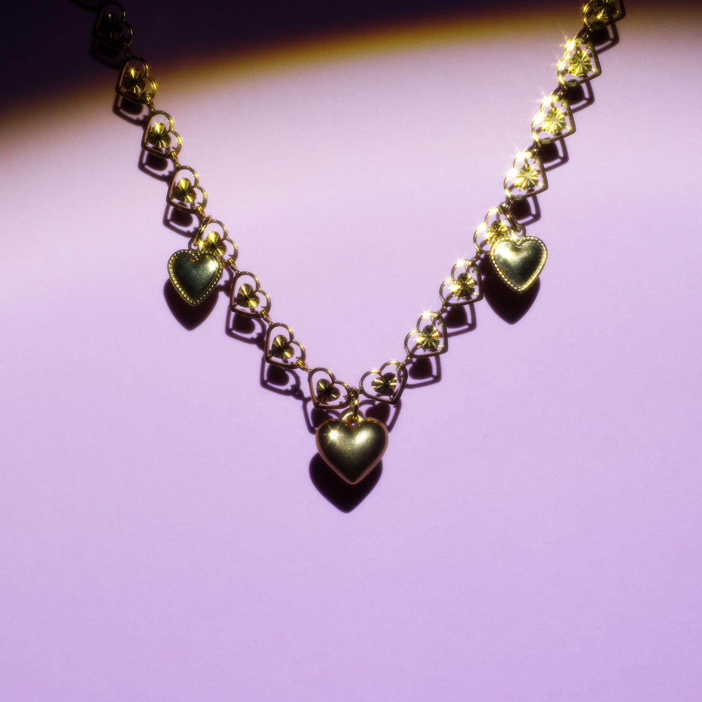 Gargantilla corazones