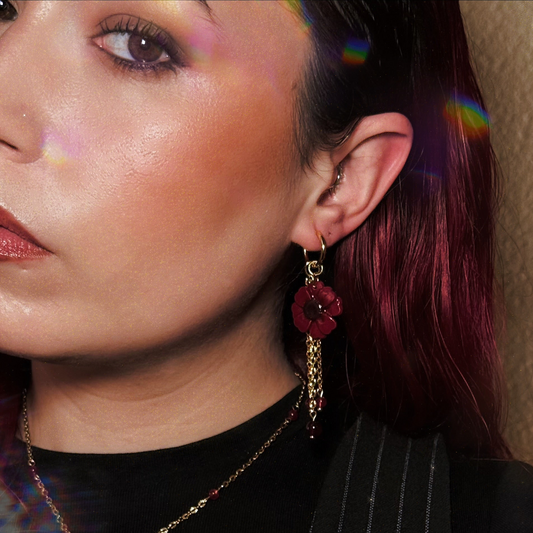 Pendientes Metamorfosis Gerbera