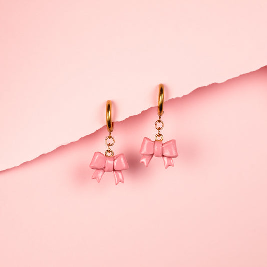 Pendientes lazo coquette