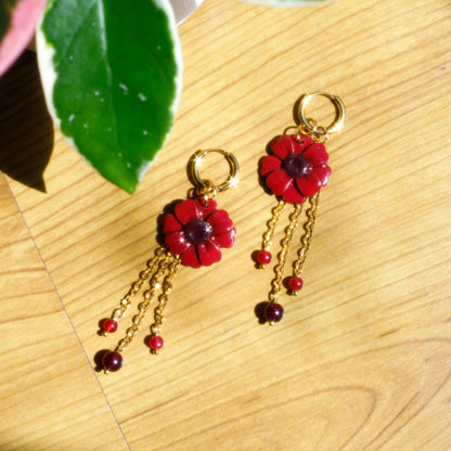 Pendientes Metamorfosis Gerbera