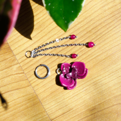 Pendientes Metamorfosis Orquídeas