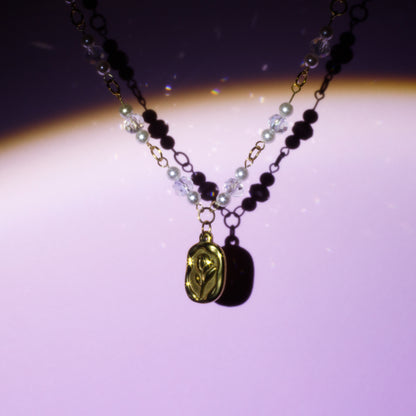 Rosario charm rosa