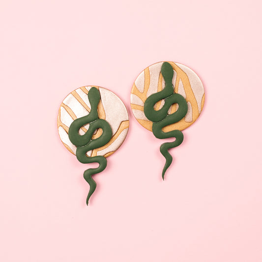 Pendientes Serpentina